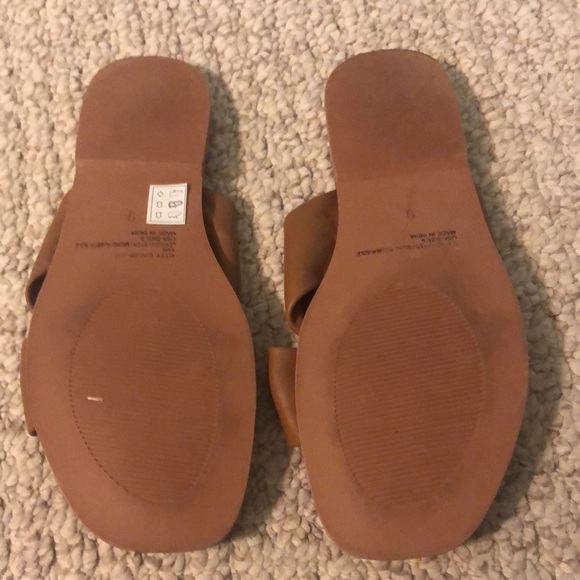 Size 9 Crevo Brown Leather Sandals - Picture 2 of 5